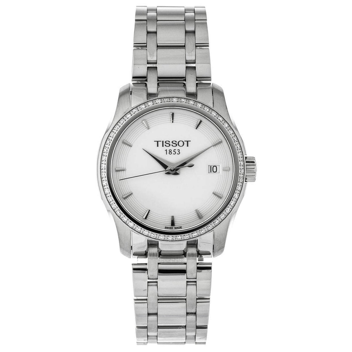 Tissot T-Trend Couturier White Stainless Steel Watch