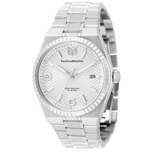 Stainless Steel 36mm Silver Dial Bracelet Watch