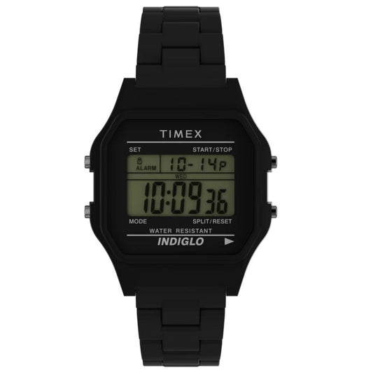 Timex Classic Digital Black Resin Watch