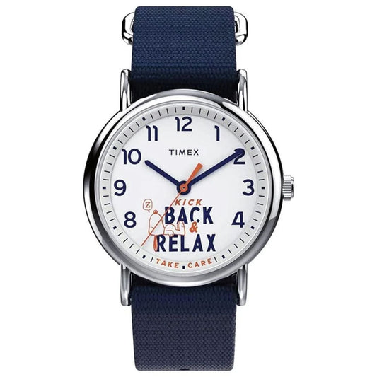 Stainless Steel White Dial 38mm Quartz Watch
