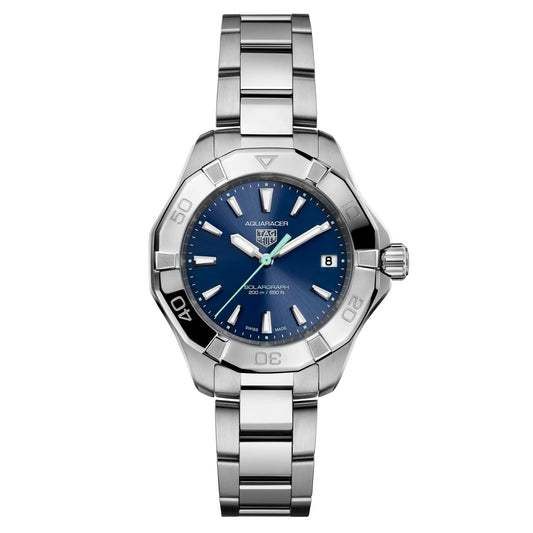 Stainless Steel Blue Dial Watch